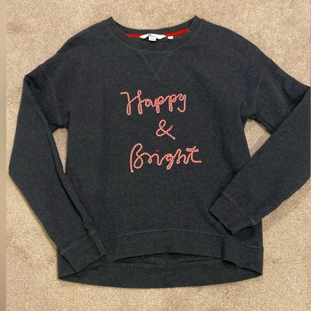 Boden Christmas Sweatshirt size S